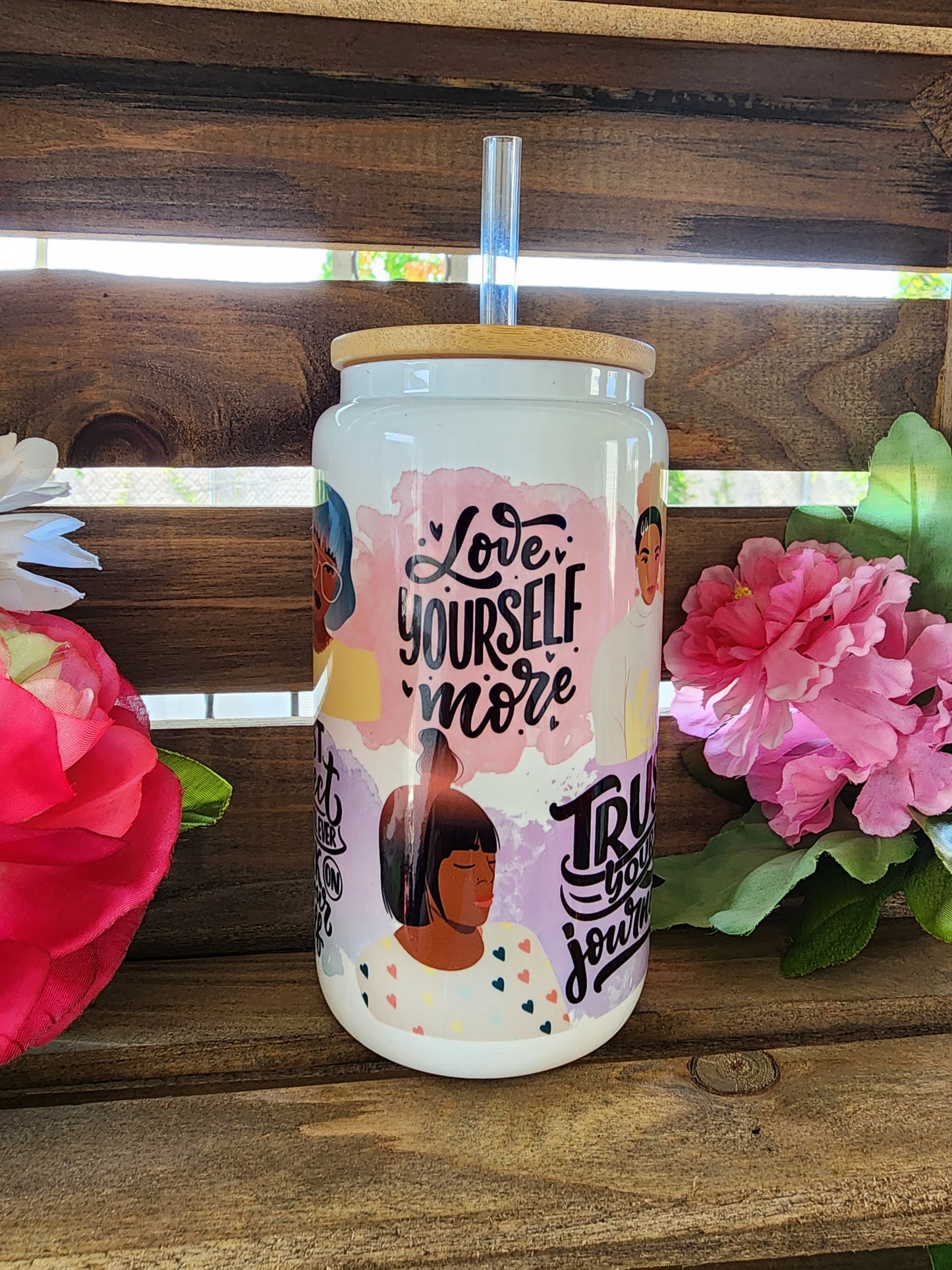 Black Girl Magic Motivational Gen-Z 16oz Beercan Tumbler