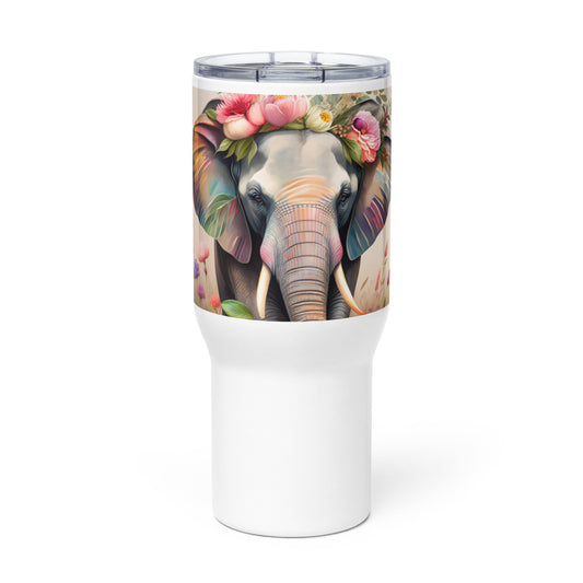 Bubbles with Flowers Travel Mug